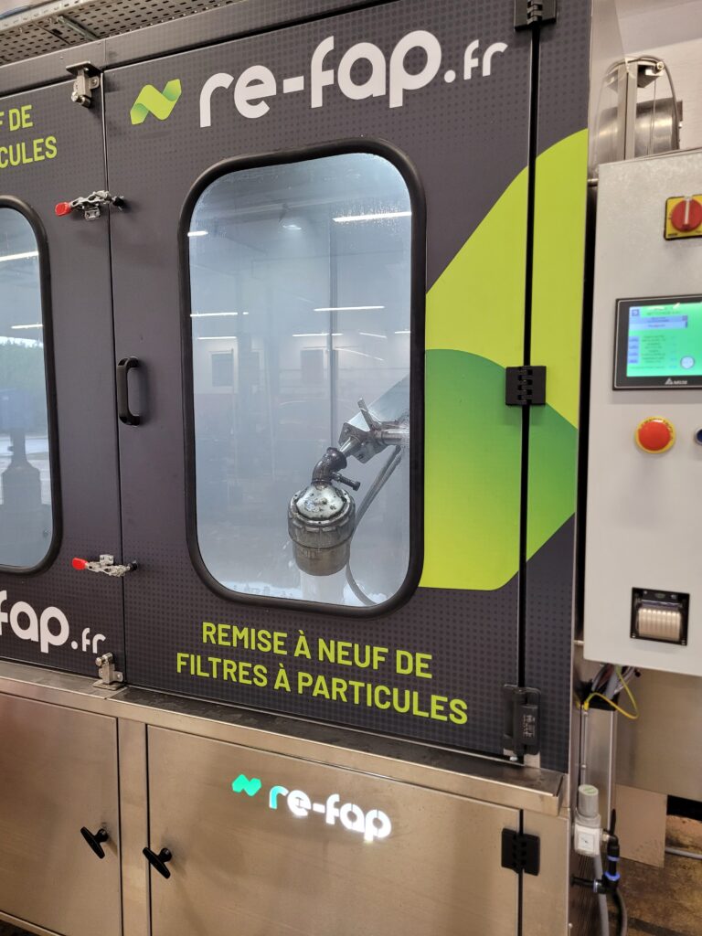 nettoyage des FAP en cabine re-fap